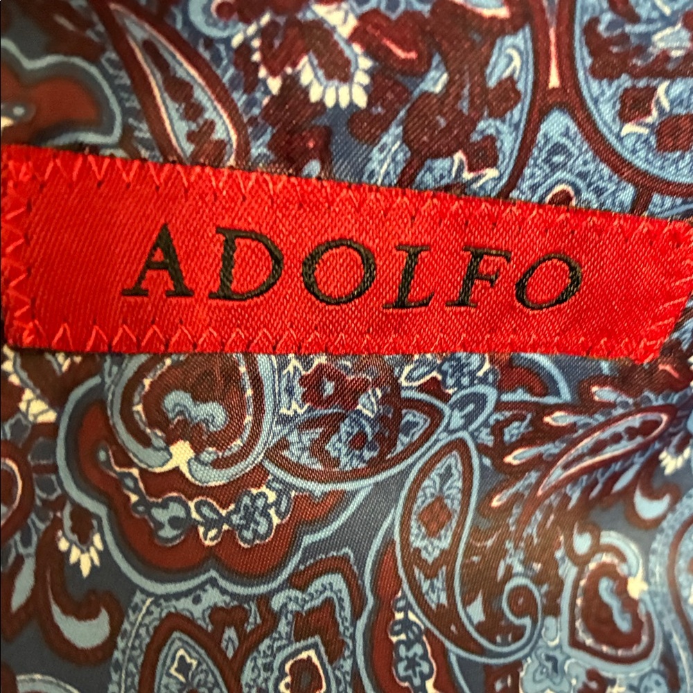 Adolfo Dark Blue Men's Blazer - Picture 3 of 9